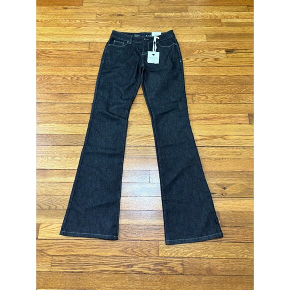 The Limited Womens Bootcut Jeans Size 2L Long Tall Black Dark Denim Pants NWT! - Picture 1 of 7
